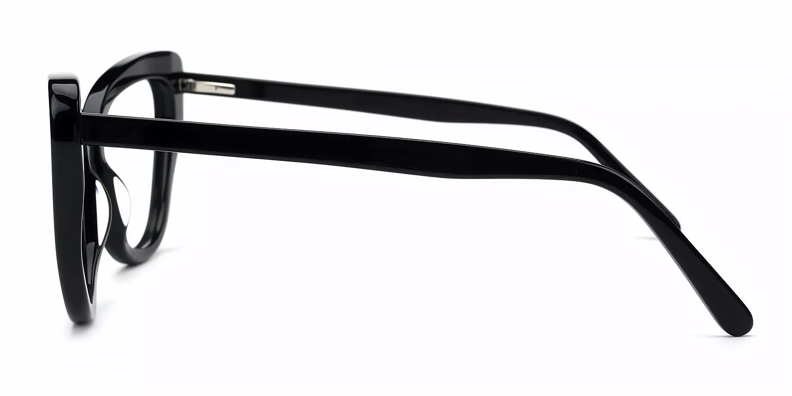 Black Cat Eye Unique Acetate Eyeglasses
