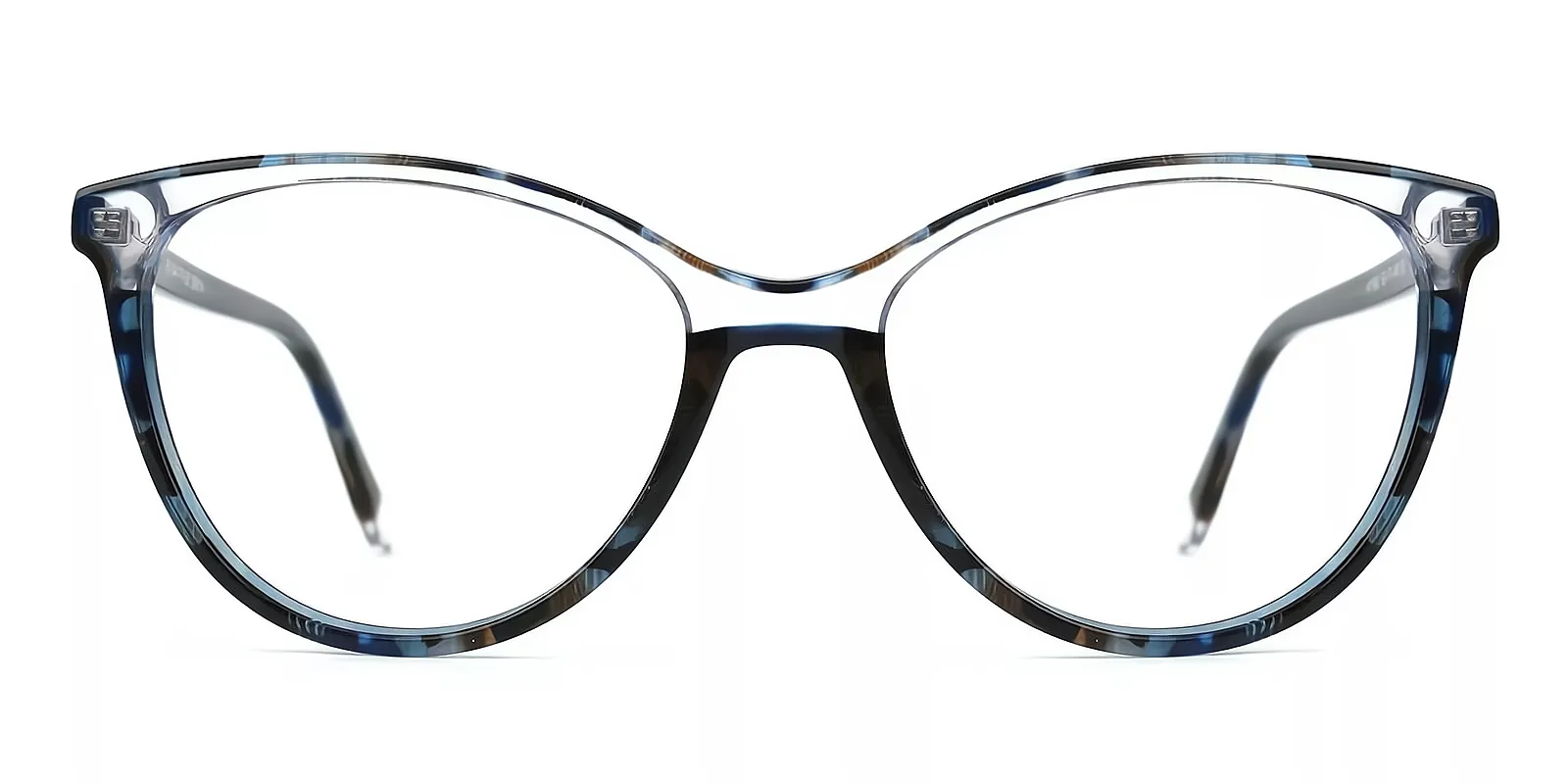 Mix Oval Geek-Chic Acetate Eyeglasses