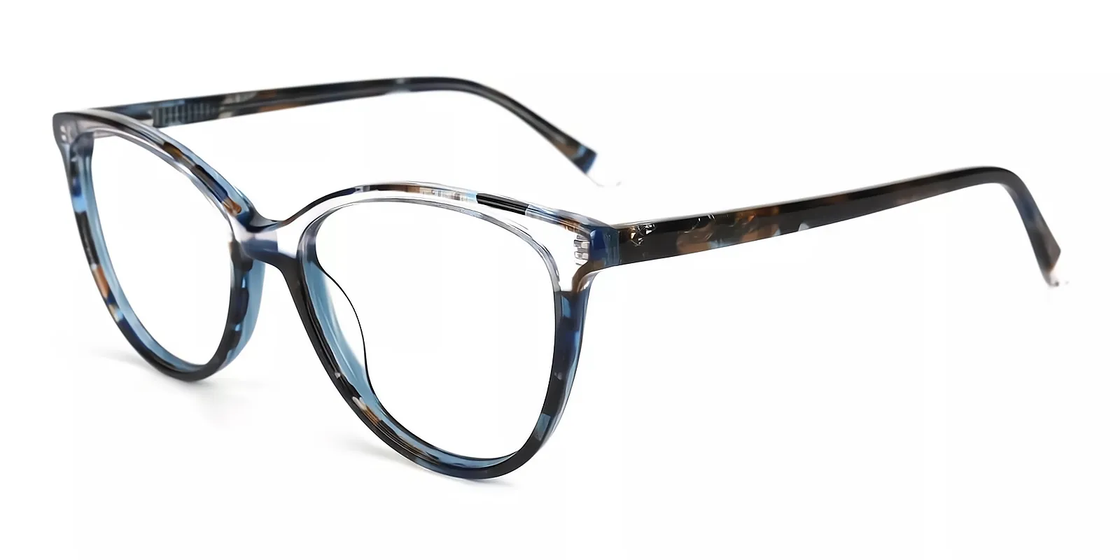 Mix Oval Geek-Chic Acetate Eyeglasses