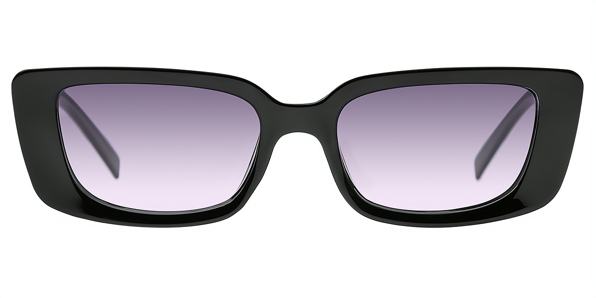Black Rectangle Unique TR90 Eyeglasses