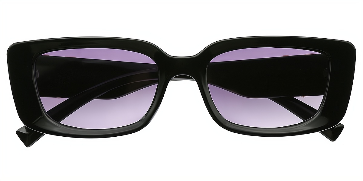 Black Rectangle Unique TR90 Eyeglasses