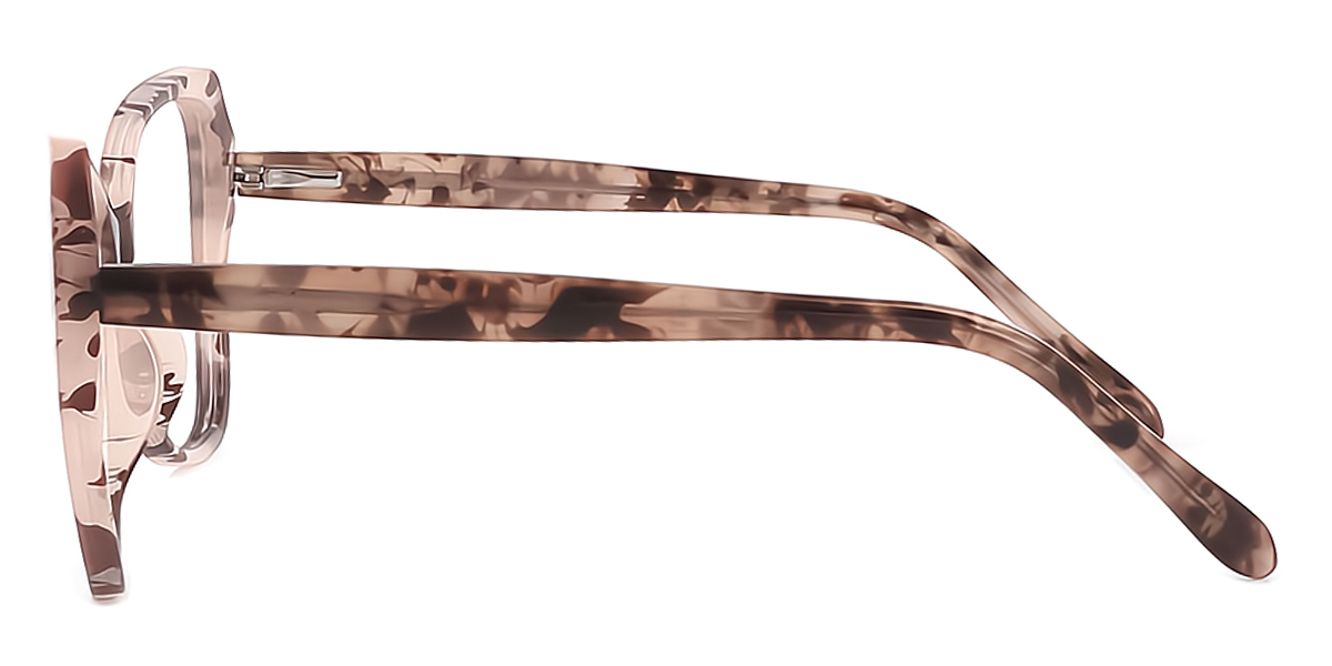 Tortoise Geometric Elegant TR90 Eyeglasses