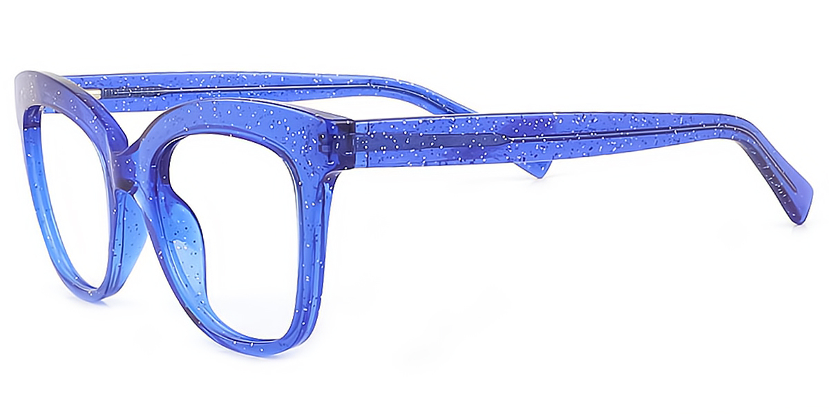 Blue Cat Eye Modish TR90 Eyeglasses
