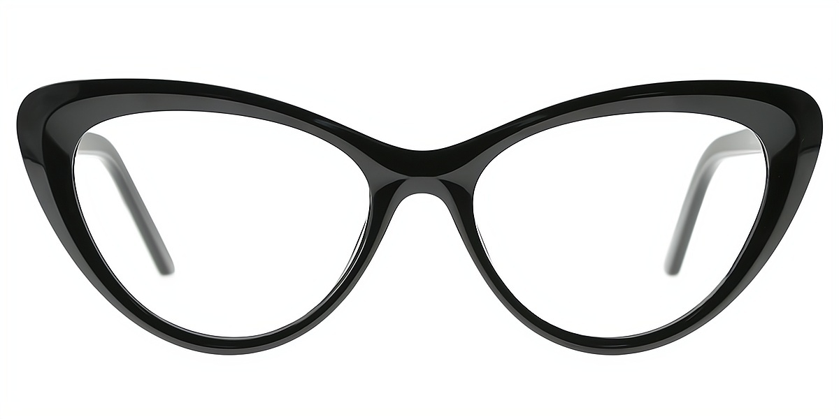 Black Cat Eye Modish TR90 Eyeglasses