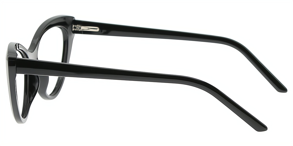 Black Cat Eye Modish TR90 Eyeglasses