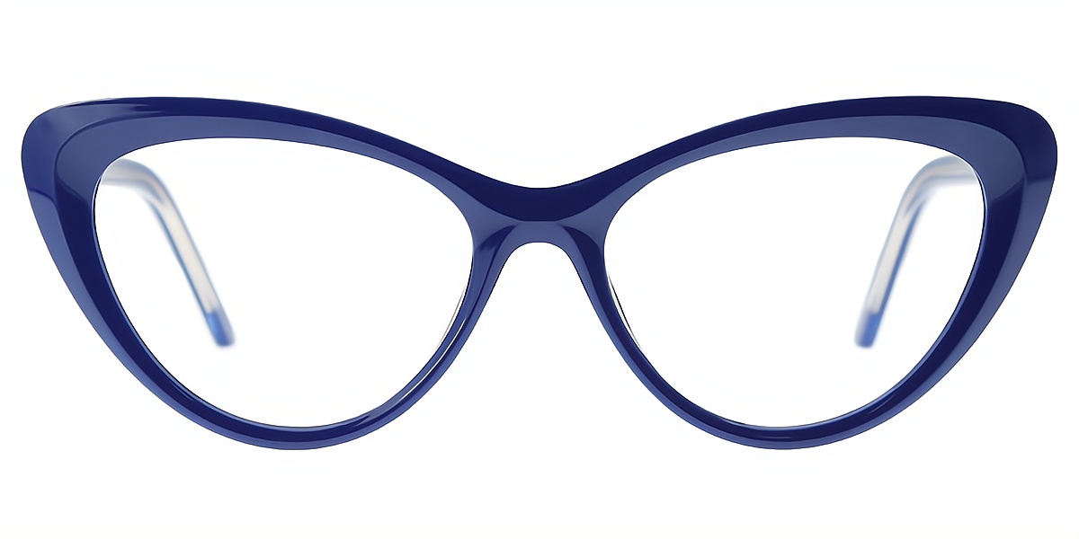 Blue Cat Eye Modish TR90 Eyeglasses