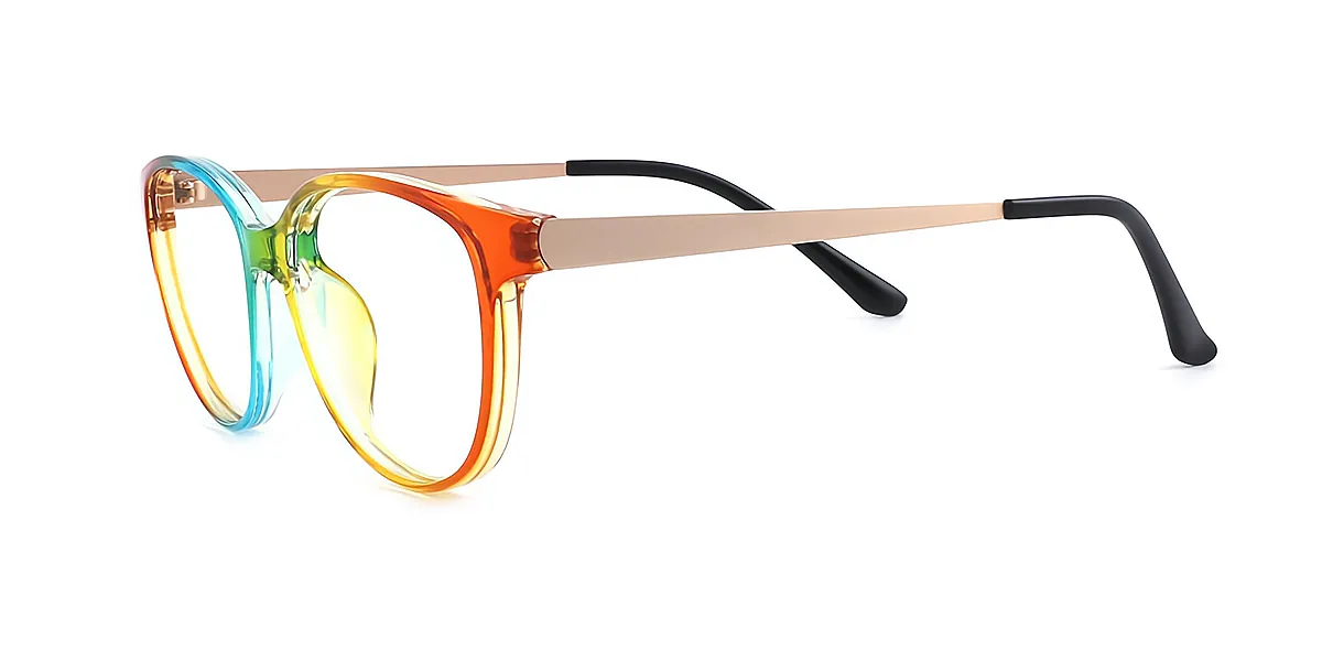 Multicolor Oval Modish TR90 Eyeglasses
