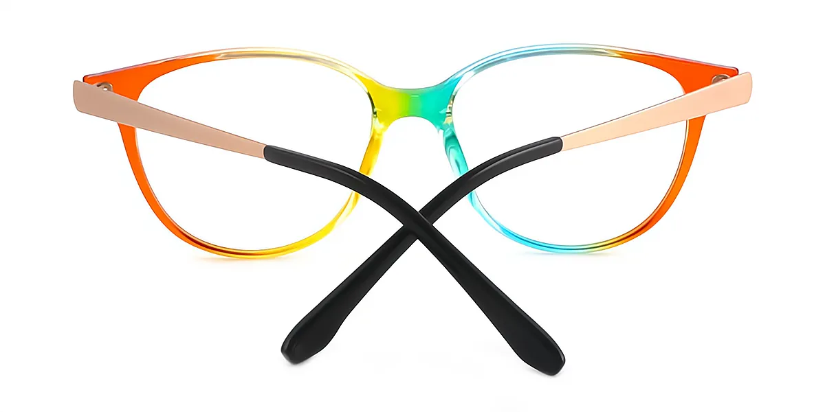 Multicolor Oval Modish TR90 Eyeglasses