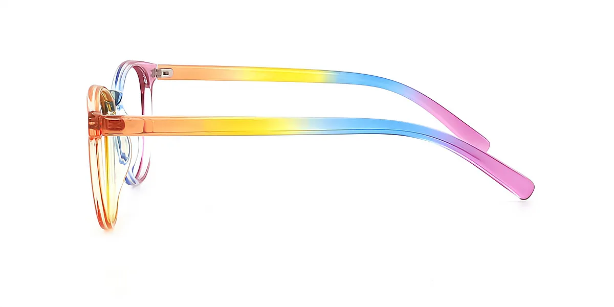Multicolor Oval Modish TR90 Eyeglasses