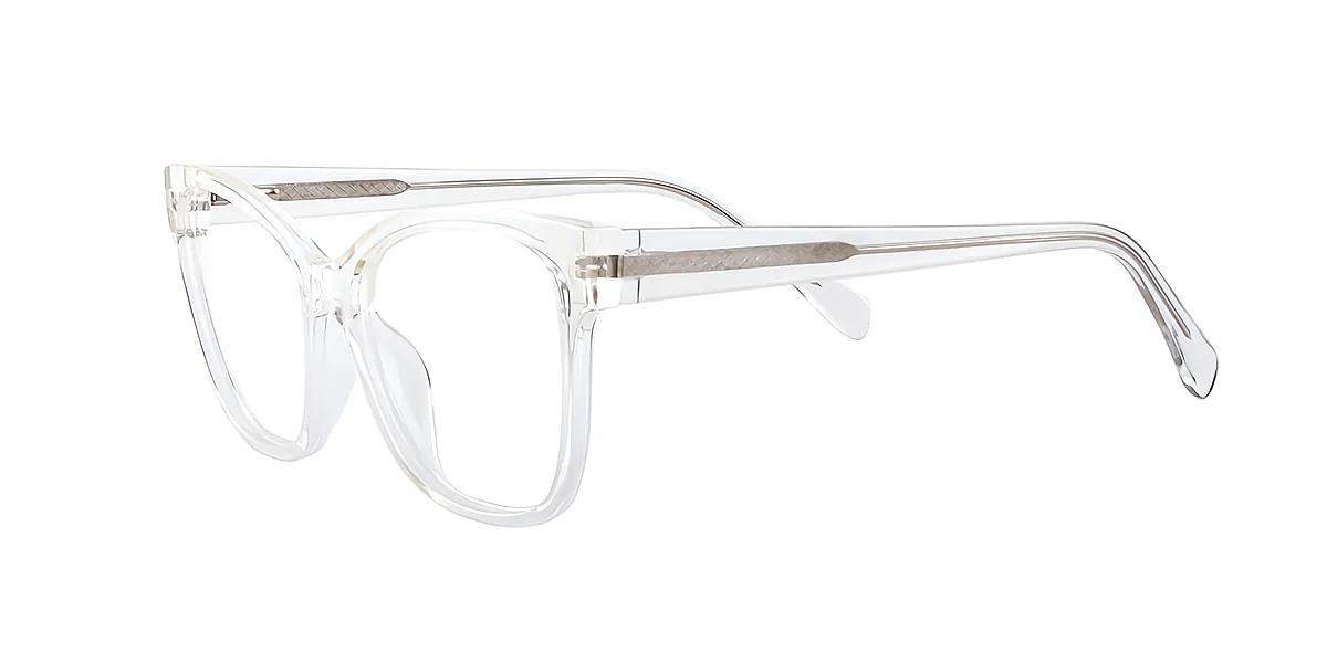 Clear Cat Eye Modish TR90 Eyeglasses
