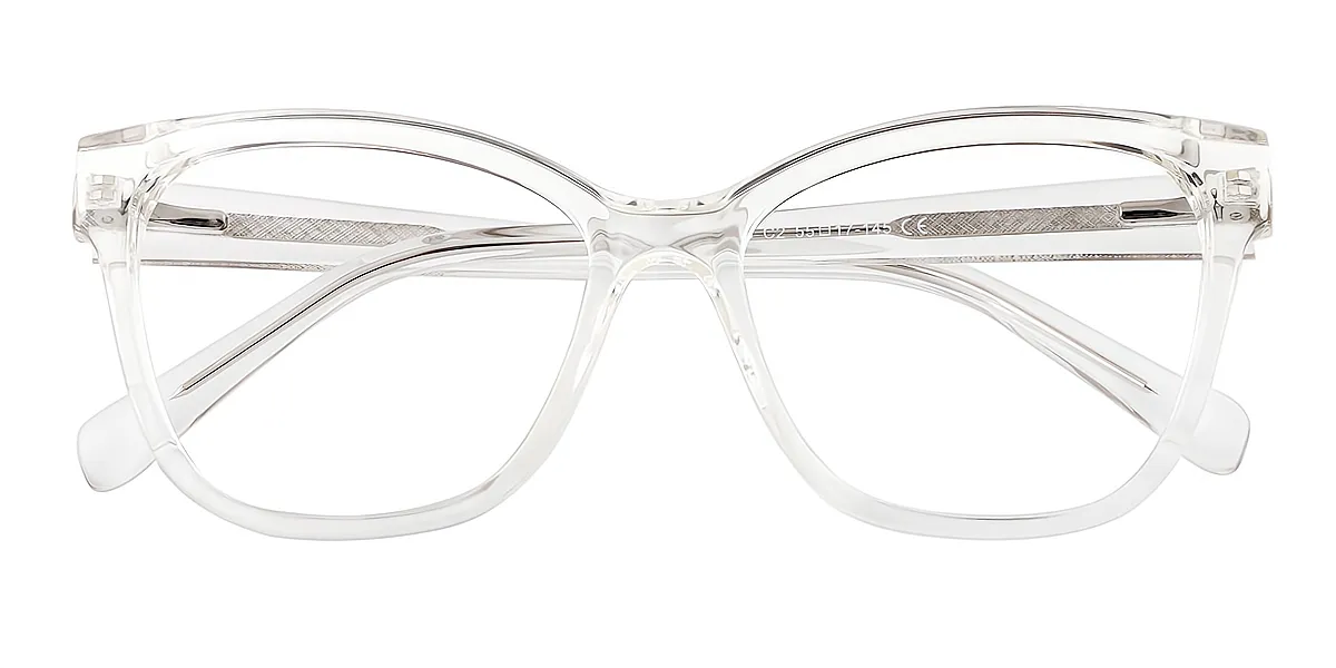 Clear Cat Eye Modish TR90 Eyeglasses