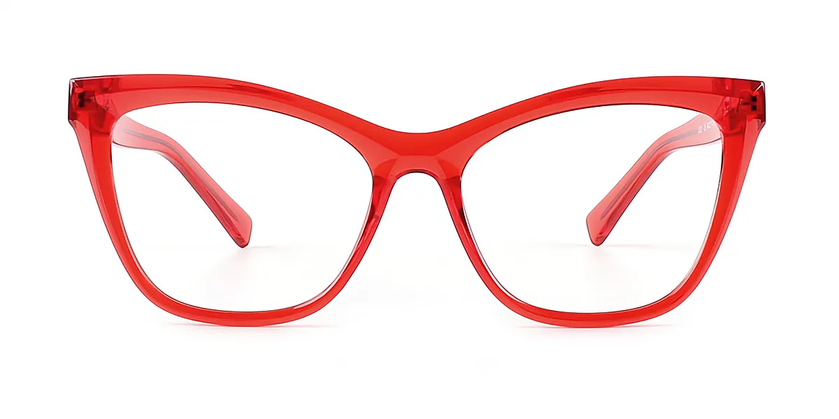 Red Cat Eye Modish TR90 Eyeglasses