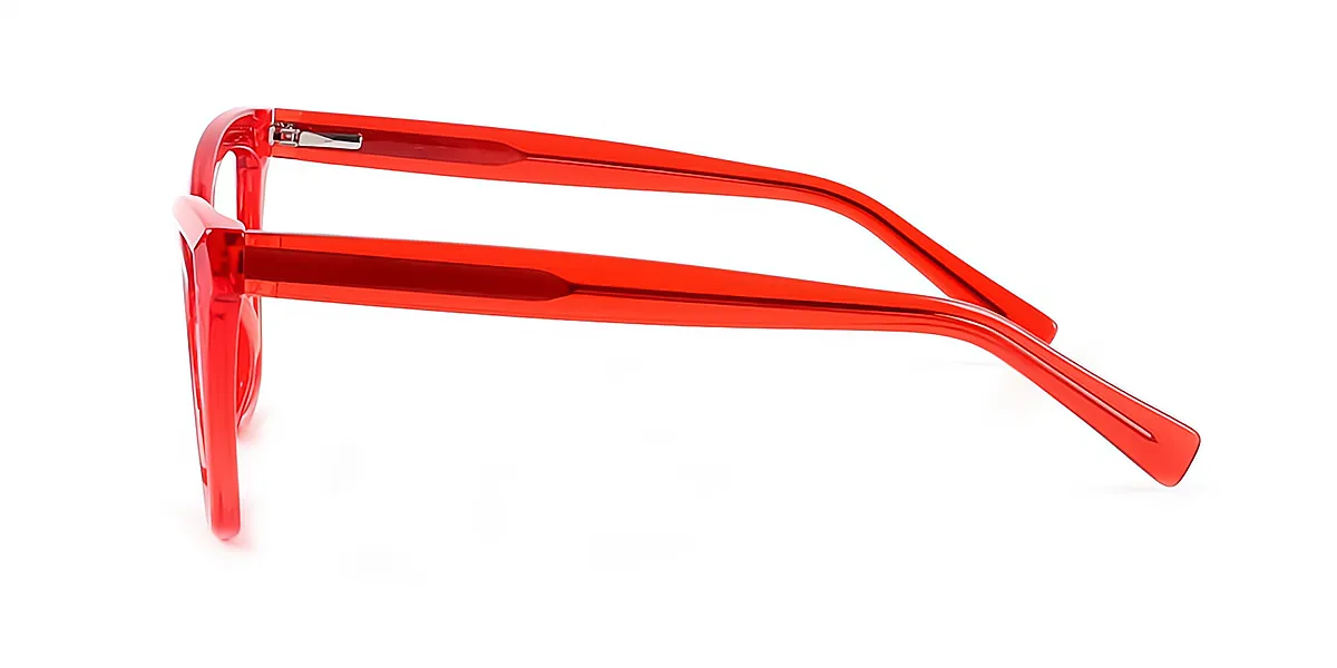 Red Cat Eye Modish TR90 Eyeglasses