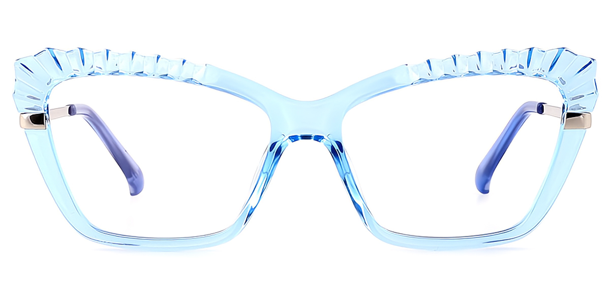 Blue Cat Eye Modish TR90 Eyeglasses