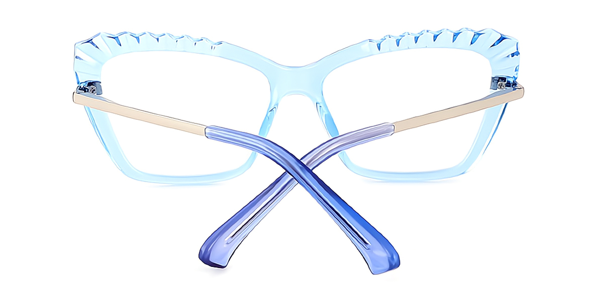 Blue Cat Eye Modish TR90 Eyeglasses