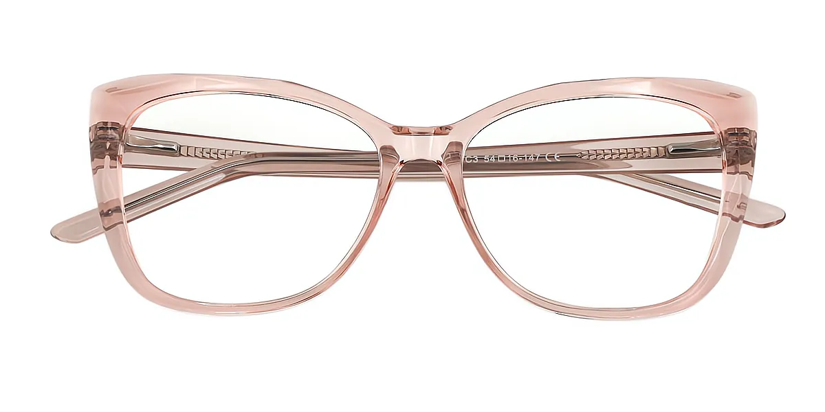 Pink Cat Eye Exquisite TR90 Eyeglasses
