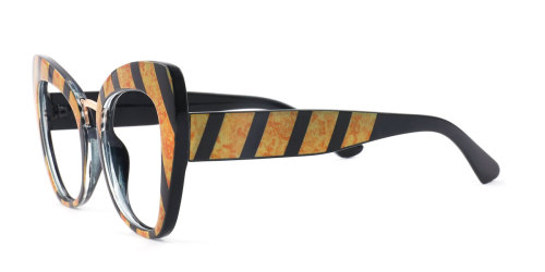 Designer Cateye Large Eyeglasses