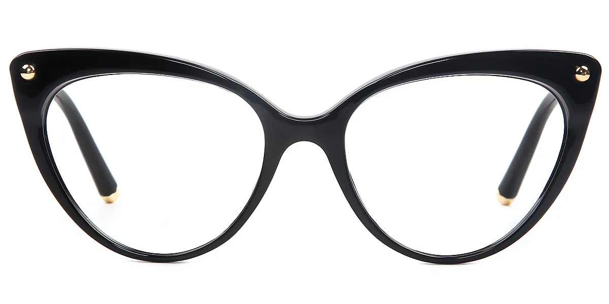 Black Cat Eye Retro TR90 Eyeglasses