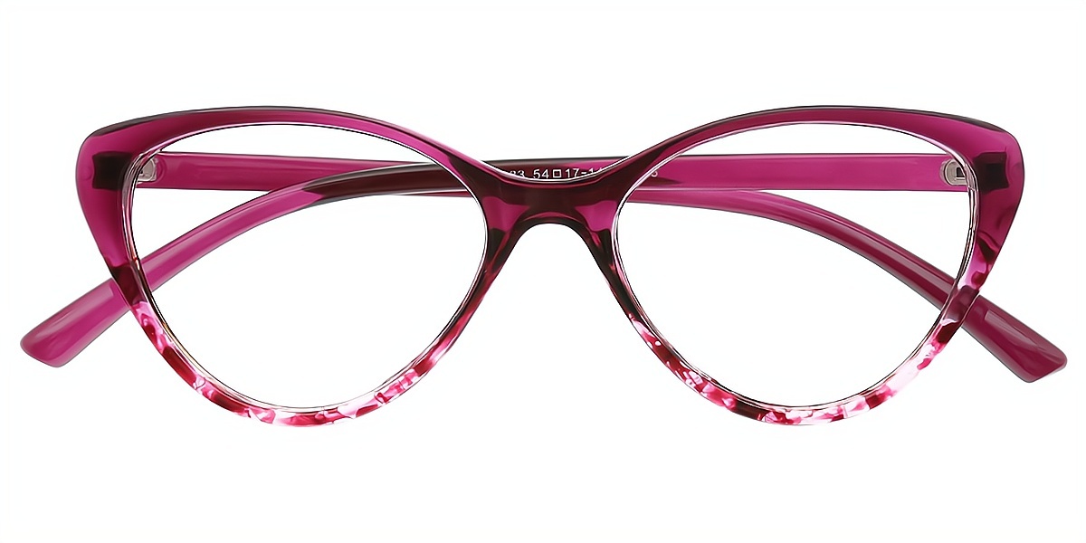 Purple Cat Eye Exquisite TR90 Eyeglasses