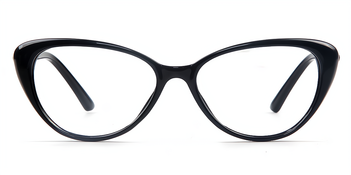 Black Cat Eye Modish Plastic Eyeglasses