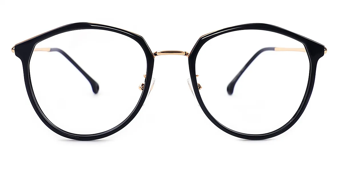 Black Geometric Exquisite TR90 Eyeglasses