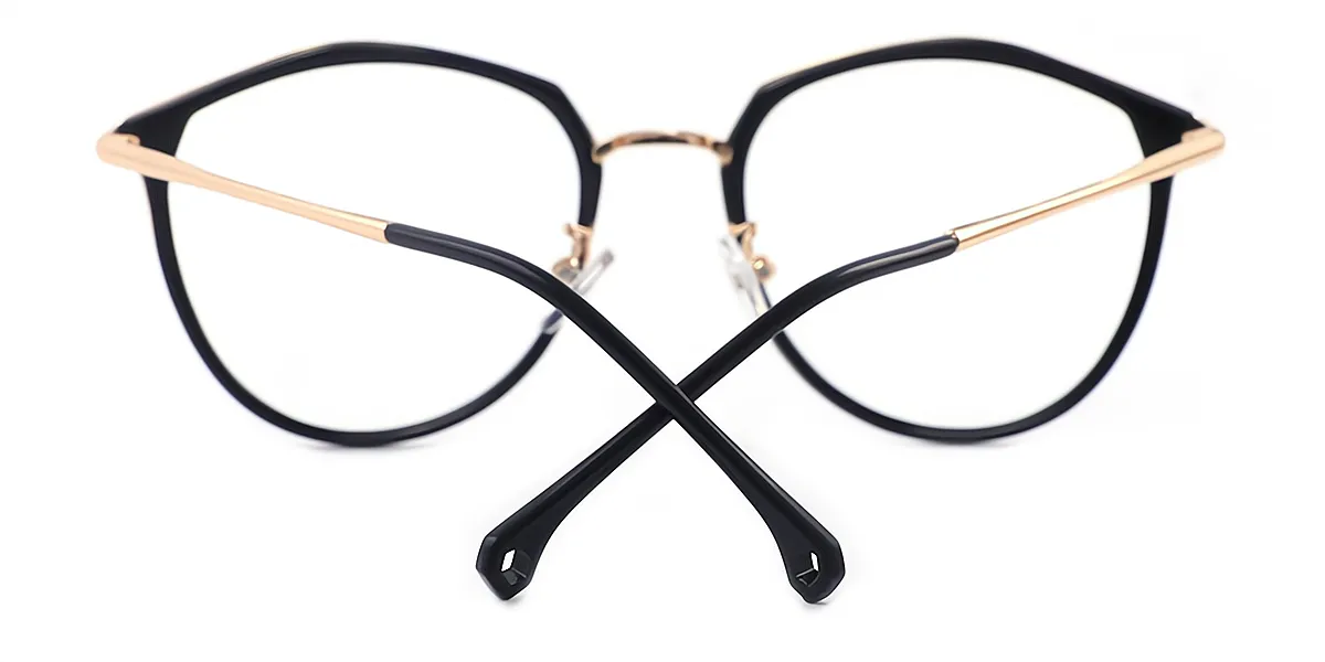 Black Geometric Exquisite TR90 Eyeglasses