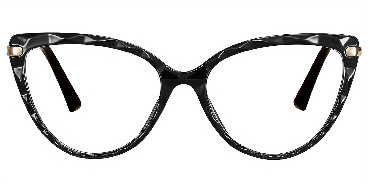 Black Cat Eye Modish TR90 Eyeglasses