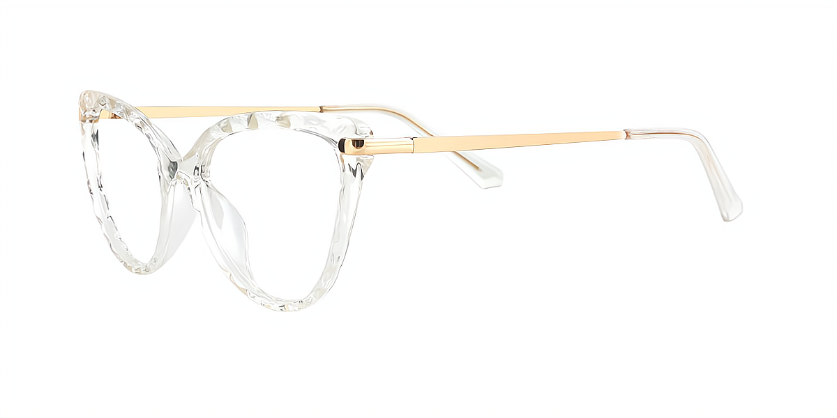 Clear Cat Eye Modish TR90 Eyeglasses