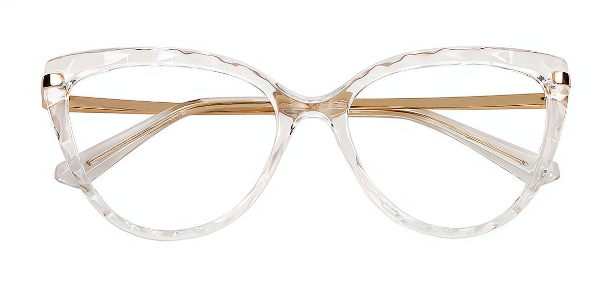 Clear Cat Eye Modish TR90 Eyeglasses