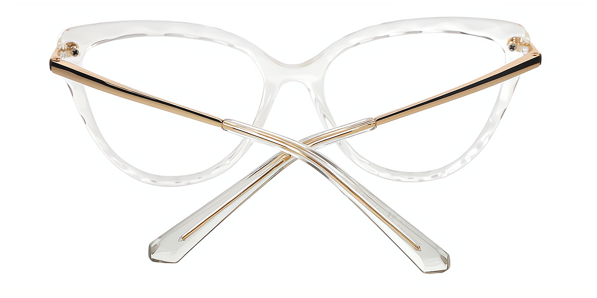 Clear Cat Eye Modish TR90 Eyeglasses