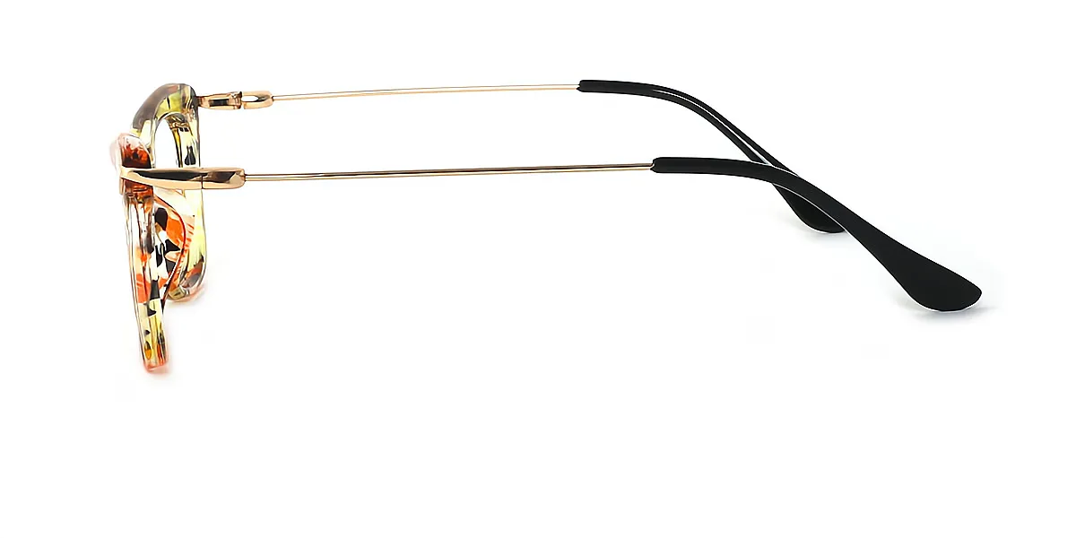 Green Floral Butterfly Modish TR90 Eyeglasses
