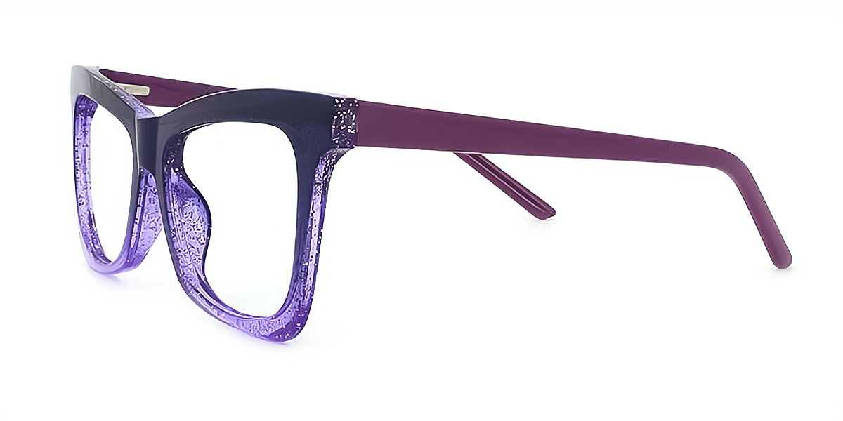 Purple Butterfly Modish TR90 Eyeglasses