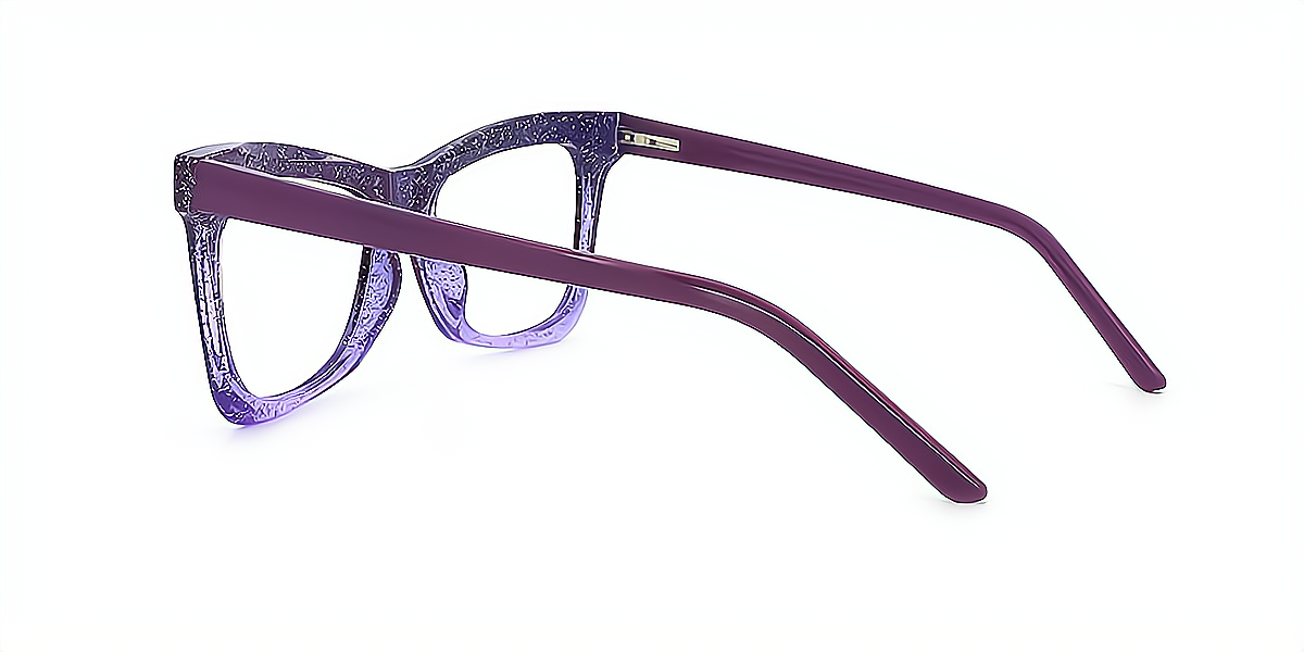 Purple Butterfly Modish TR90 Eyeglasses