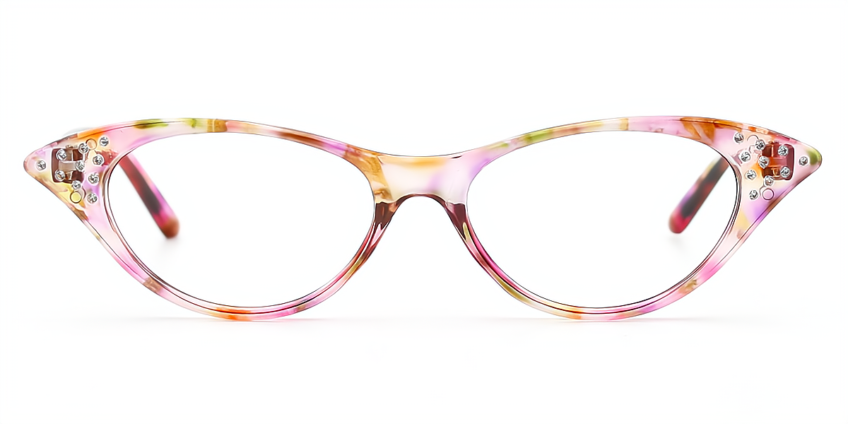 Fak Fak Long eye Brachycera　47mm(eye) VALERIE #w9721 Tortoise Cat Eye Unique Plastic Eyeglasses | Muukal.com