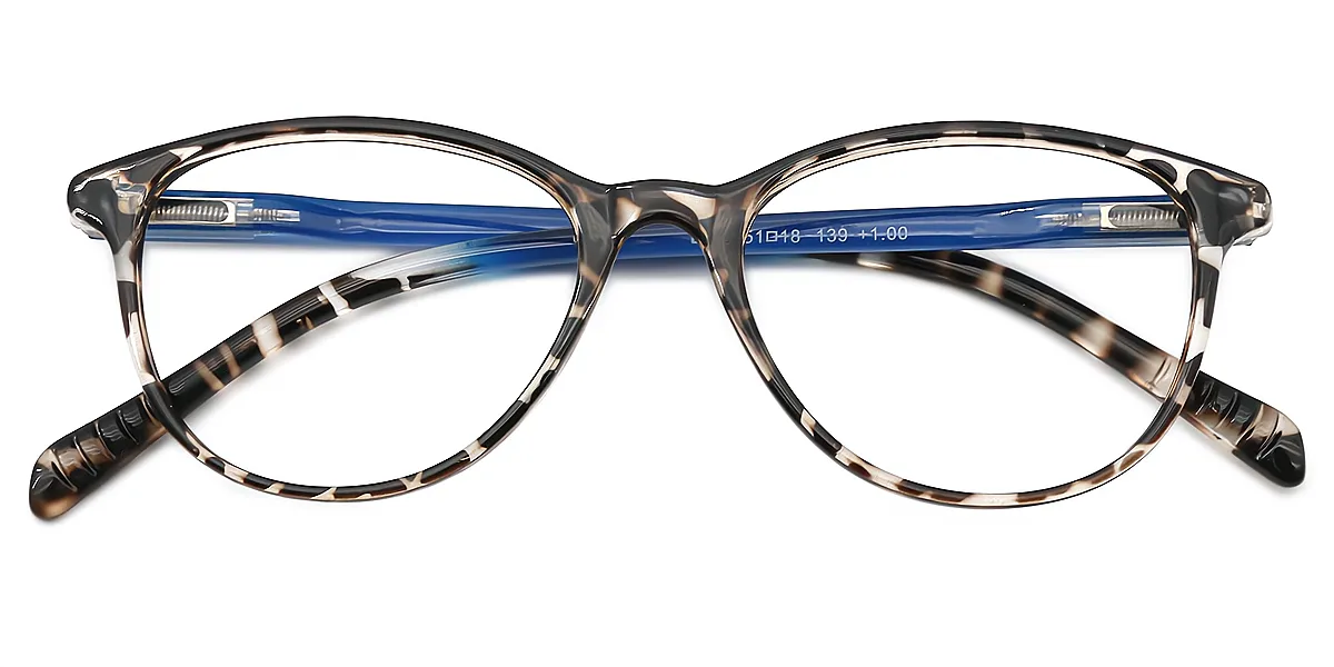 Tortoise Oval Classic TR90 Eyeglasses