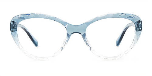Cateye Full-rim Tr90 Large Glasses