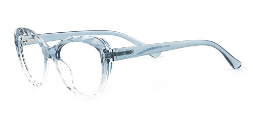 Cateye Full-rim Tr90 Large Glasses