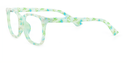 Rectangle Classic Full-rim Plastic Medium Glasses