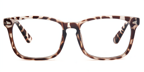 Rectangle Classic Full-rim Plastic Medium Glasses