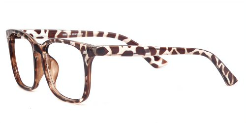 Rectangle Classic Full-rim Plastic Medium Glasses