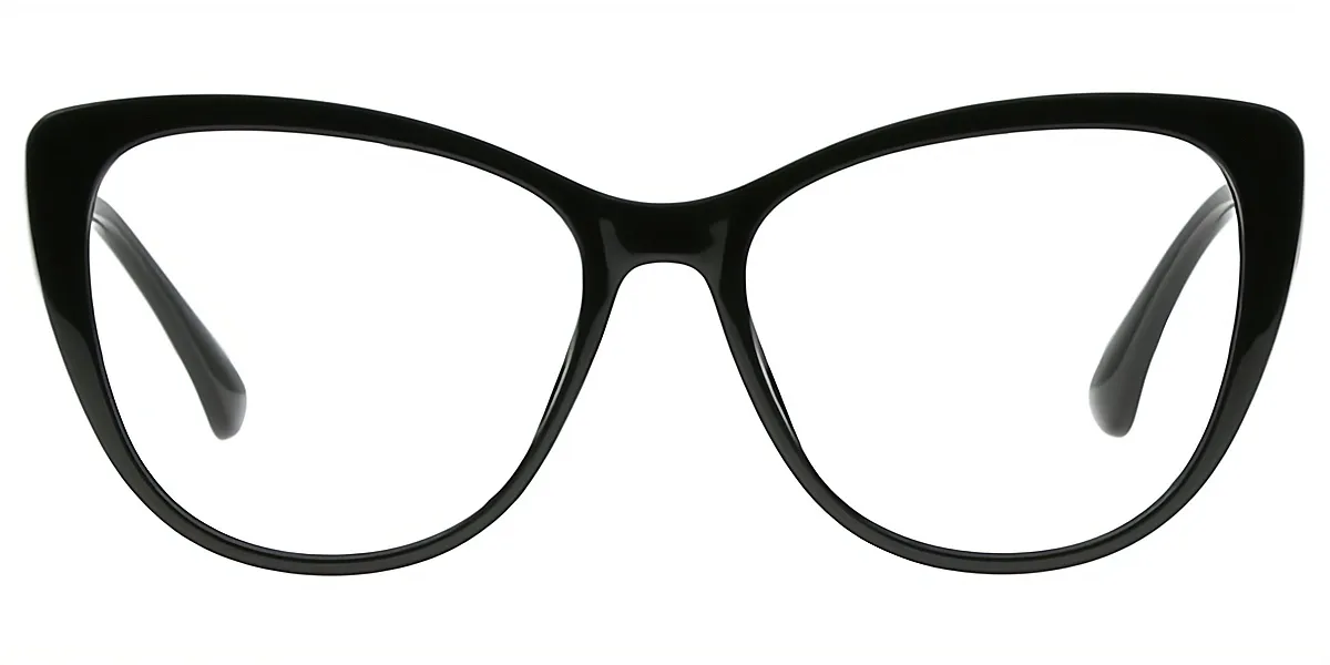 Black Cat Eye Modish TR90 Eyeglasses