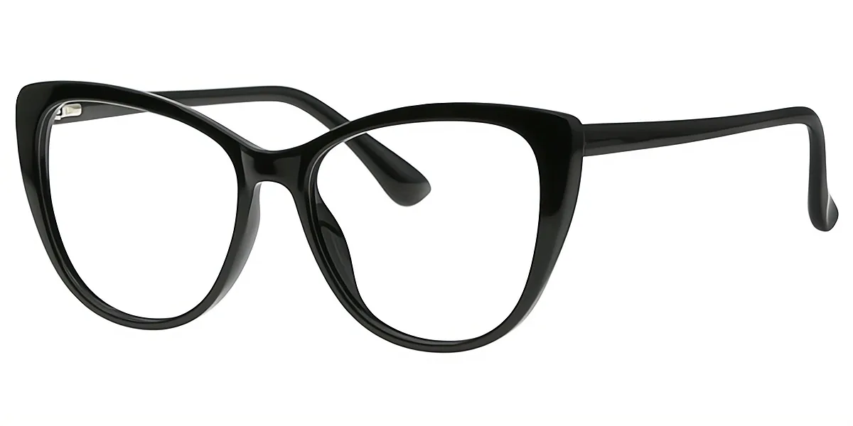 Black Cat Eye Modish TR90 Eyeglasses