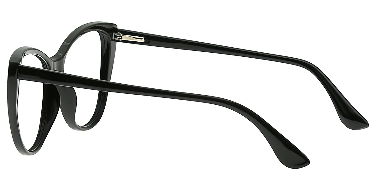 Black Cat Eye Modish TR90 Eyeglasses