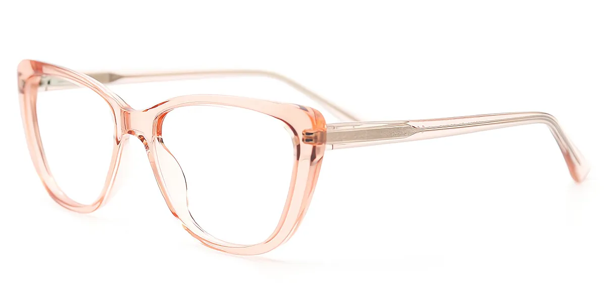 Pink Cat Eye Simple TR90 Eyeglasses