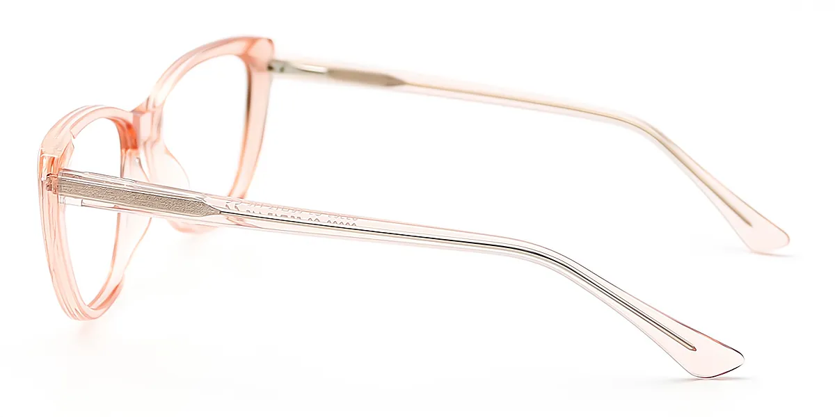 Pink Cat Eye Simple TR90 Eyeglasses