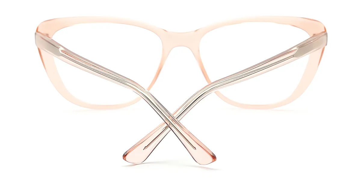 Pink Cat Eye Simple TR90 Eyeglasses
