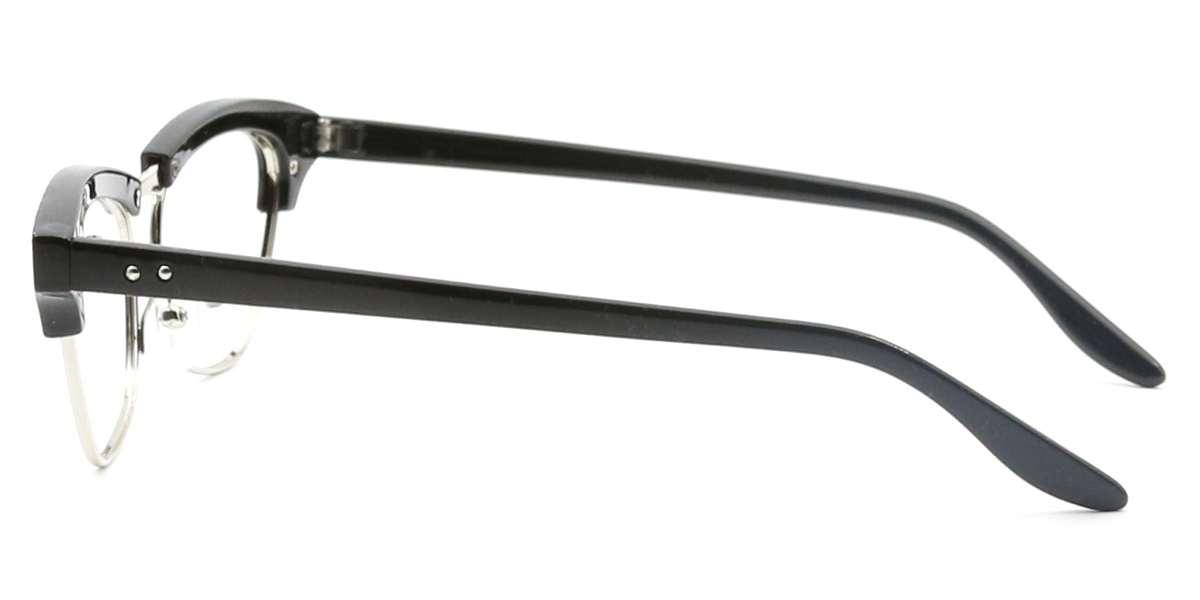 Black Silver Cat Eye Unique TR90 Eyeglasses