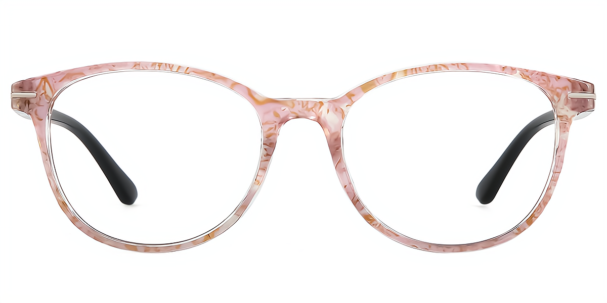 Pink Oval Classic TR90 Eyeglasses