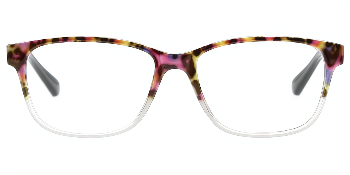 Multicolor Rectangle Classic TR90 Eyeglasses