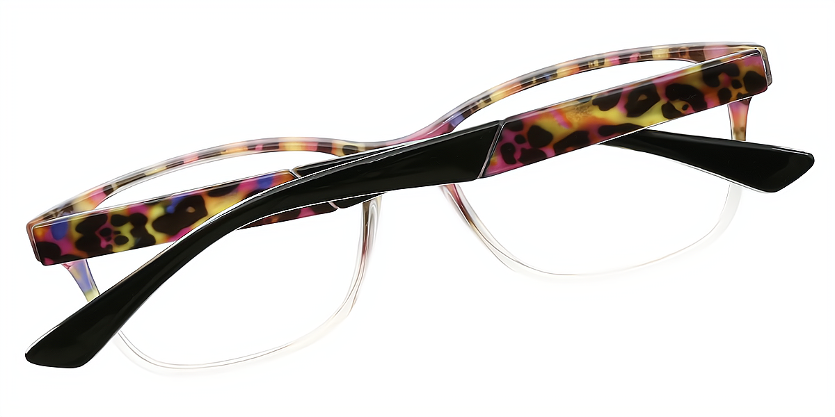 Multicolor Rectangle Classic TR90 Eyeglasses